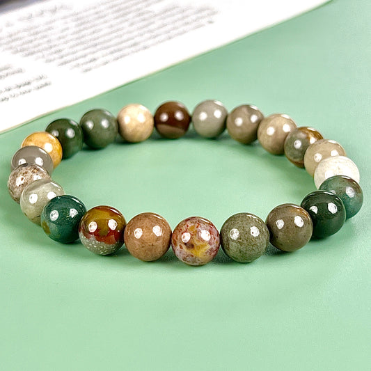 ocean jasper bracelet A  8mm