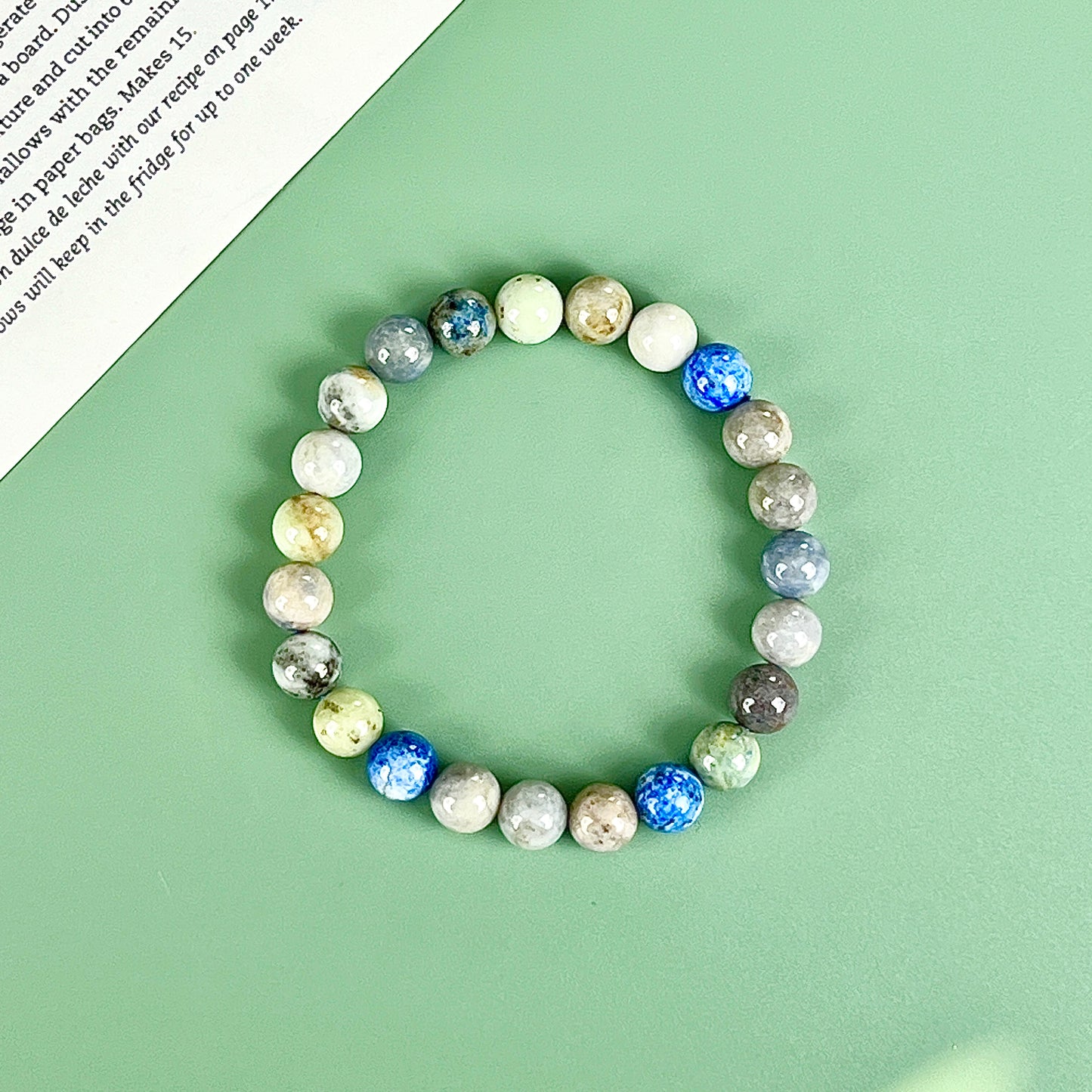 multi-crystal bracelet 8mm