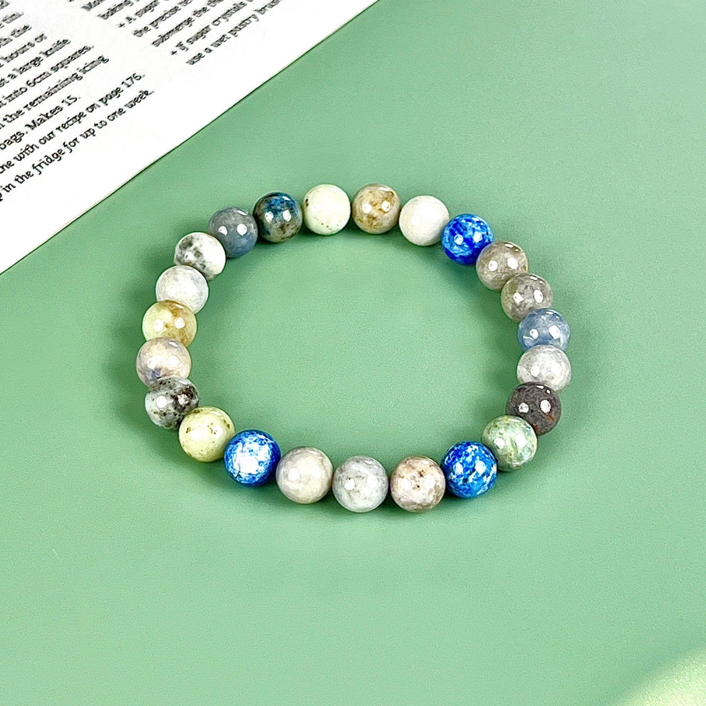 multi-crystal bracelet 8mm