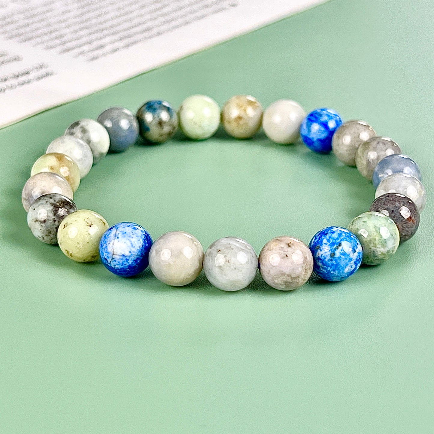 multi-crystal bracelet 8mm