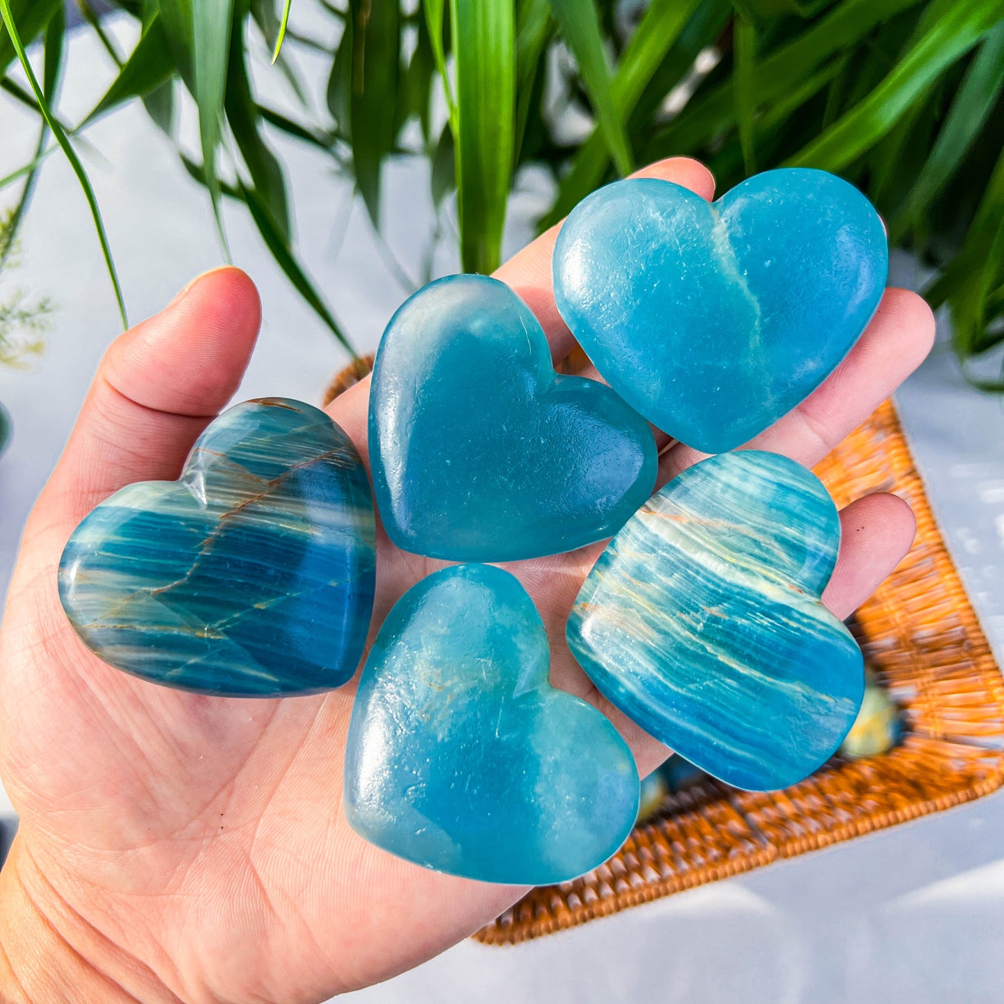 blue onyx heart
