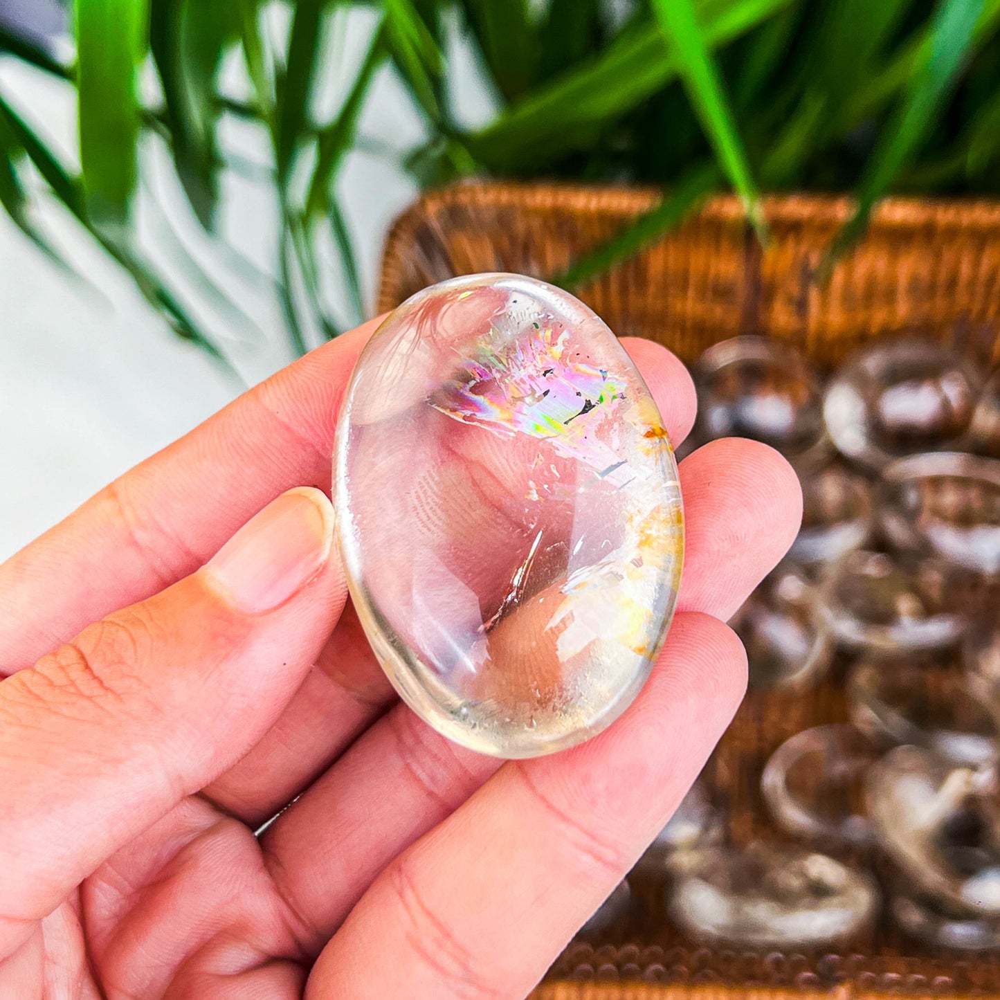 smoke quartz palm
