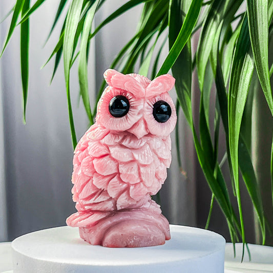 pink opal owl