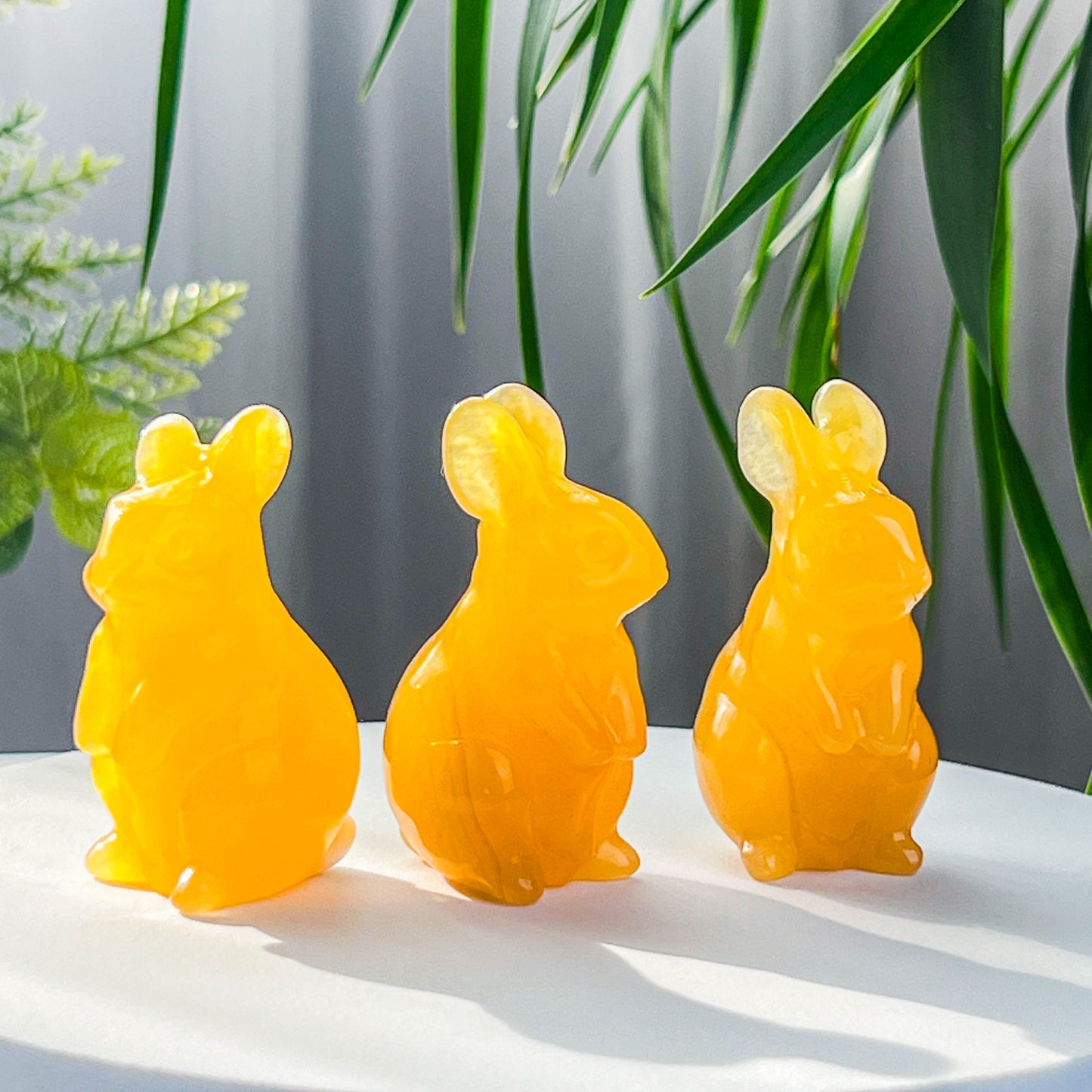 yellow calcite rabbite