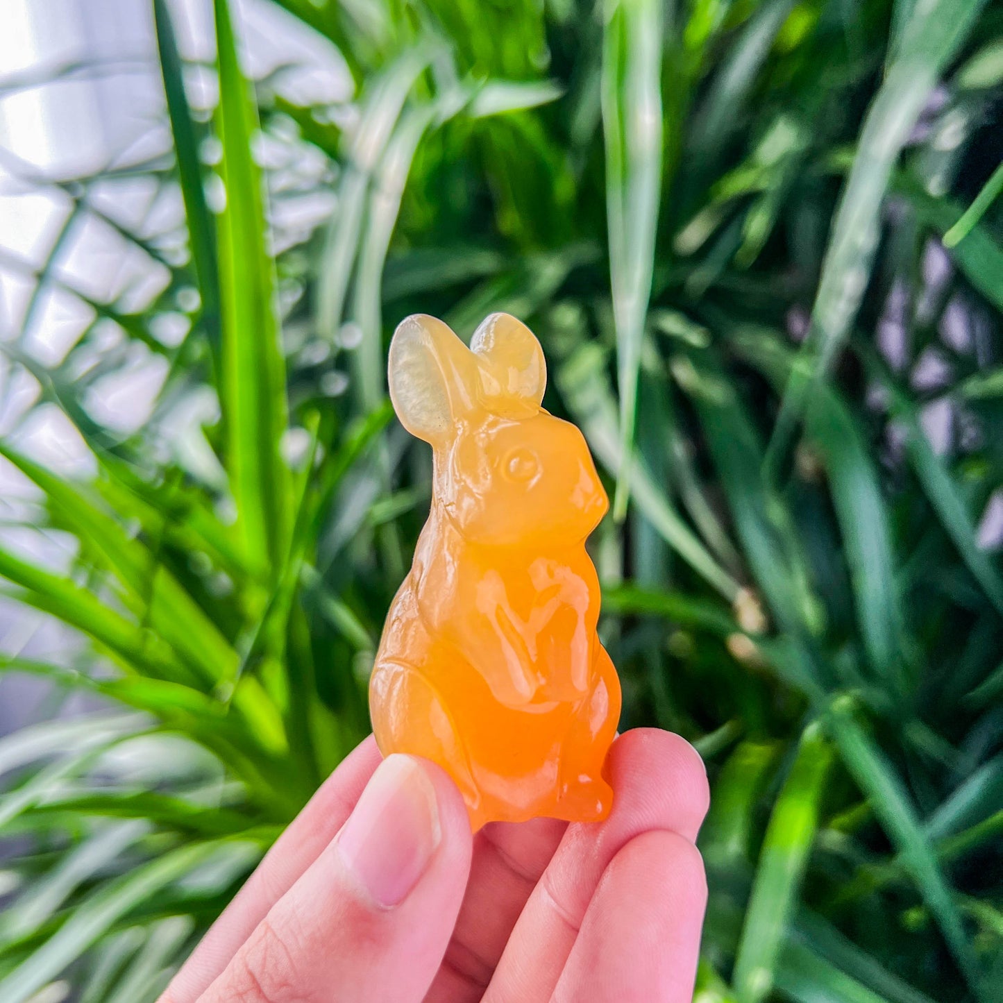yellow calcite rabbite