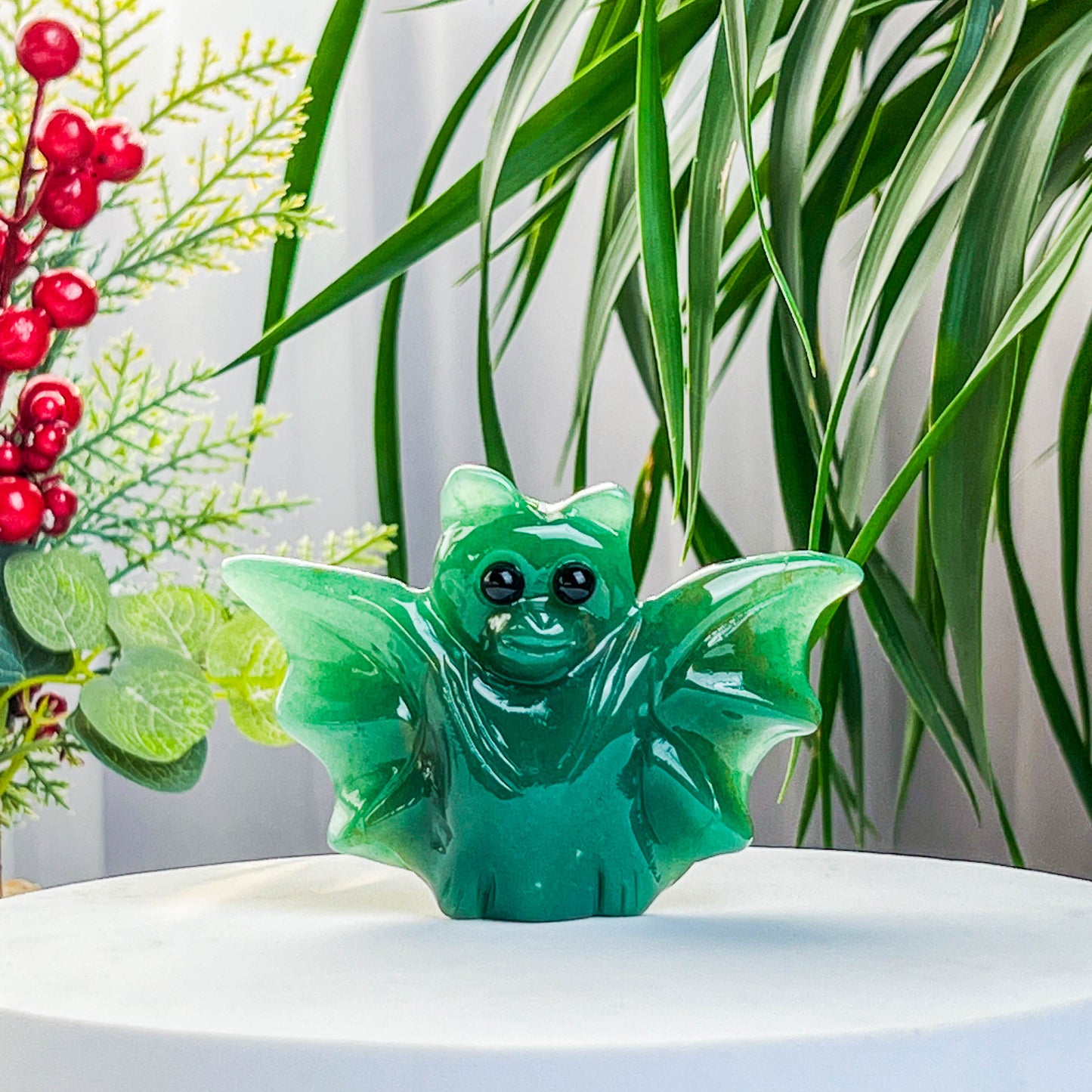 green aventurine bat