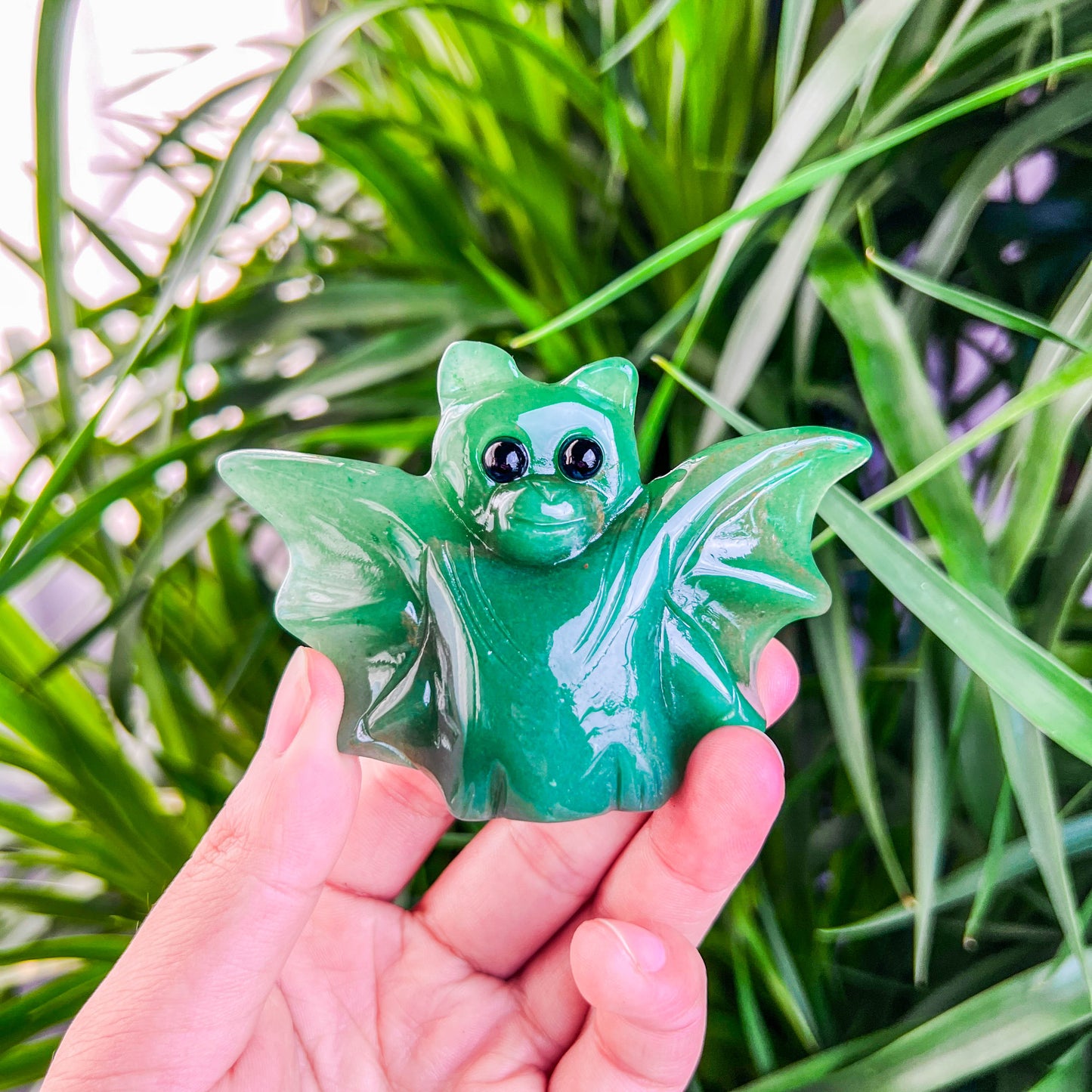 green aventurine bat