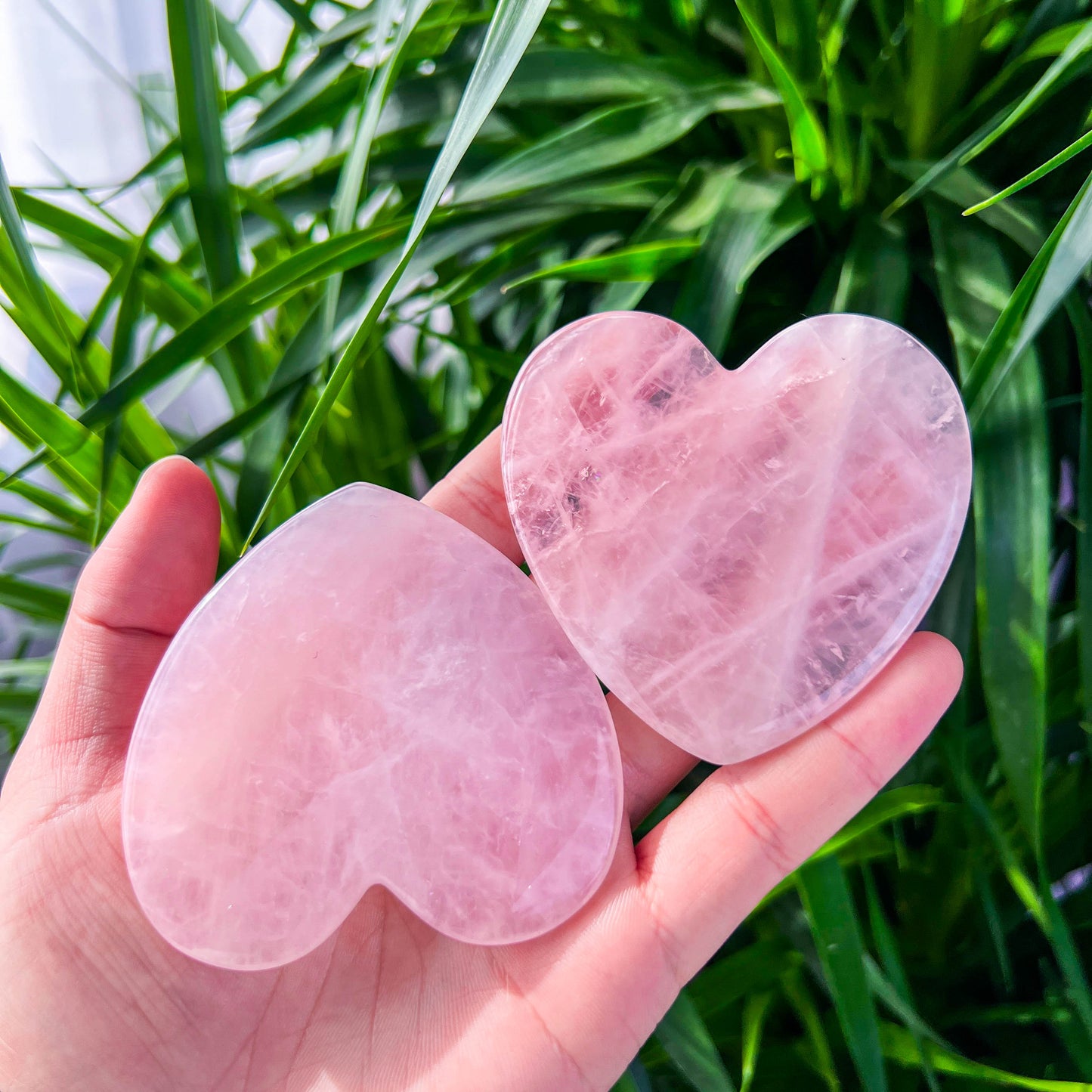 rose quartz guasha slab