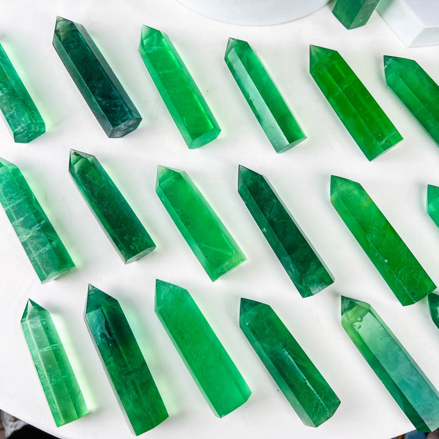 green fluorite tower