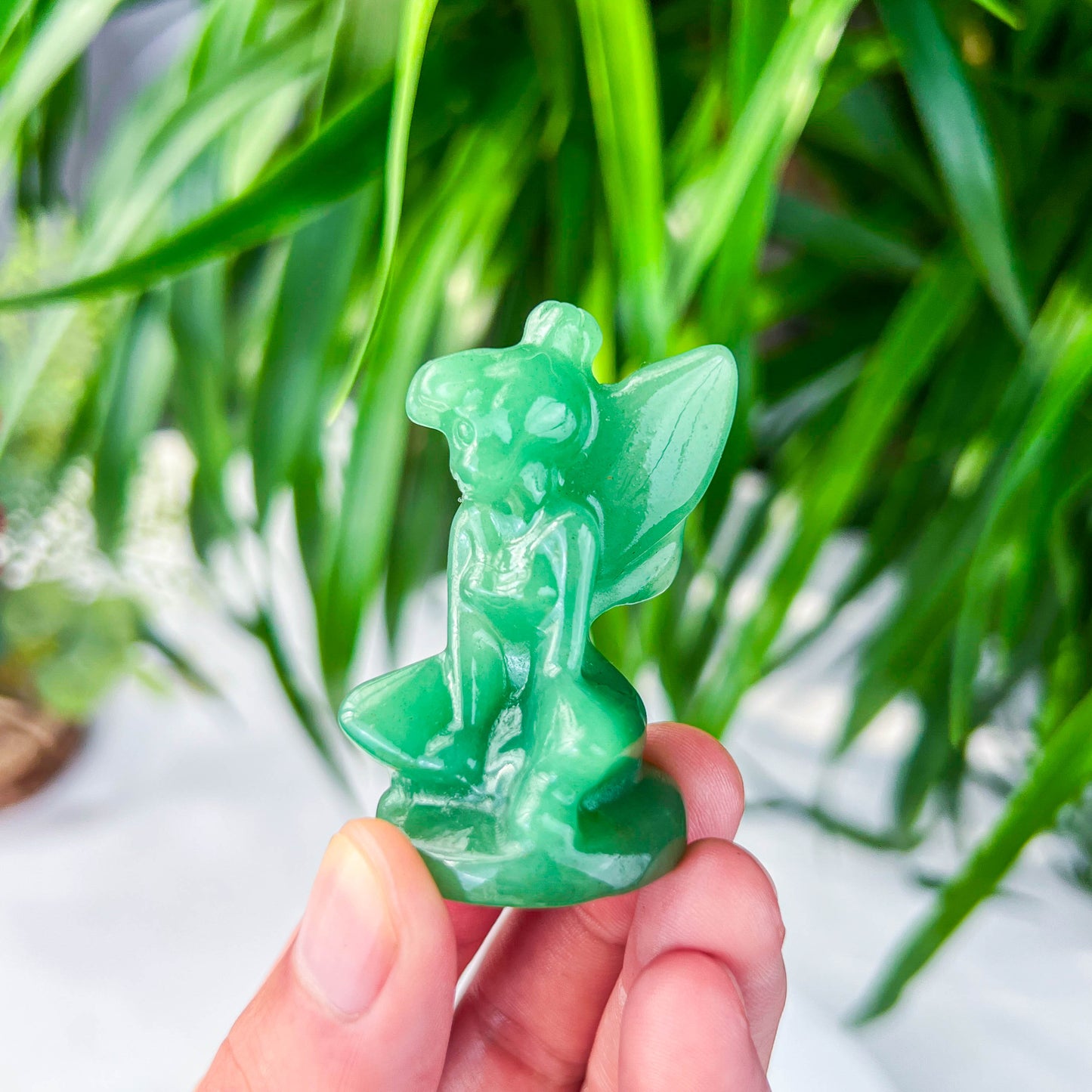 green aventurine angle