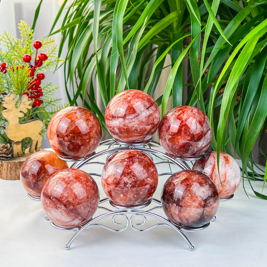 fire quartz sphere