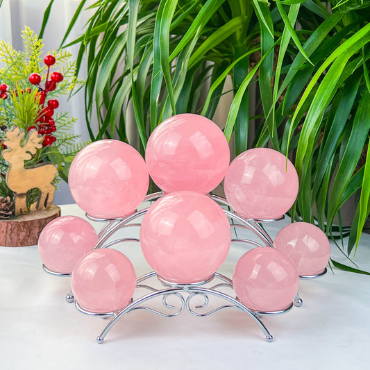 rose quartz sphere