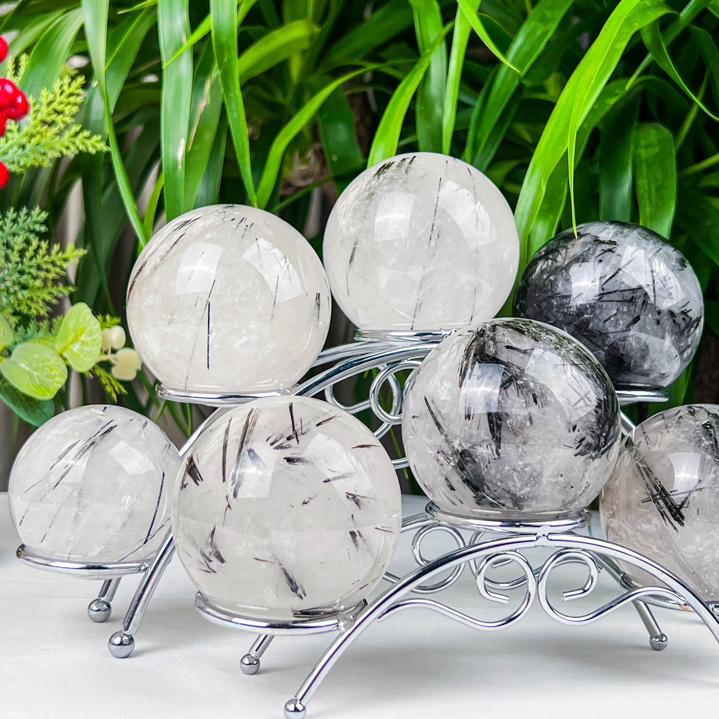 black tourmaline sphere