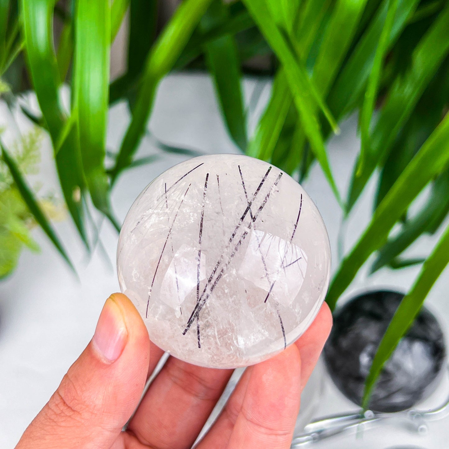black tourmaline sphere