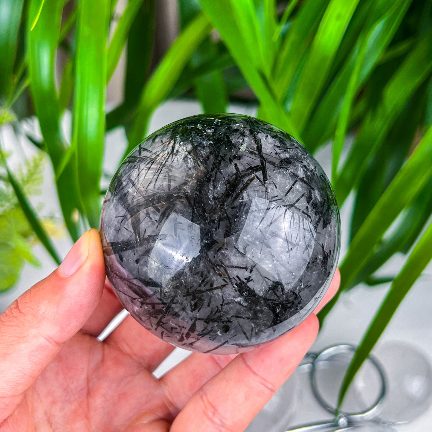 black tourmaline sphere
