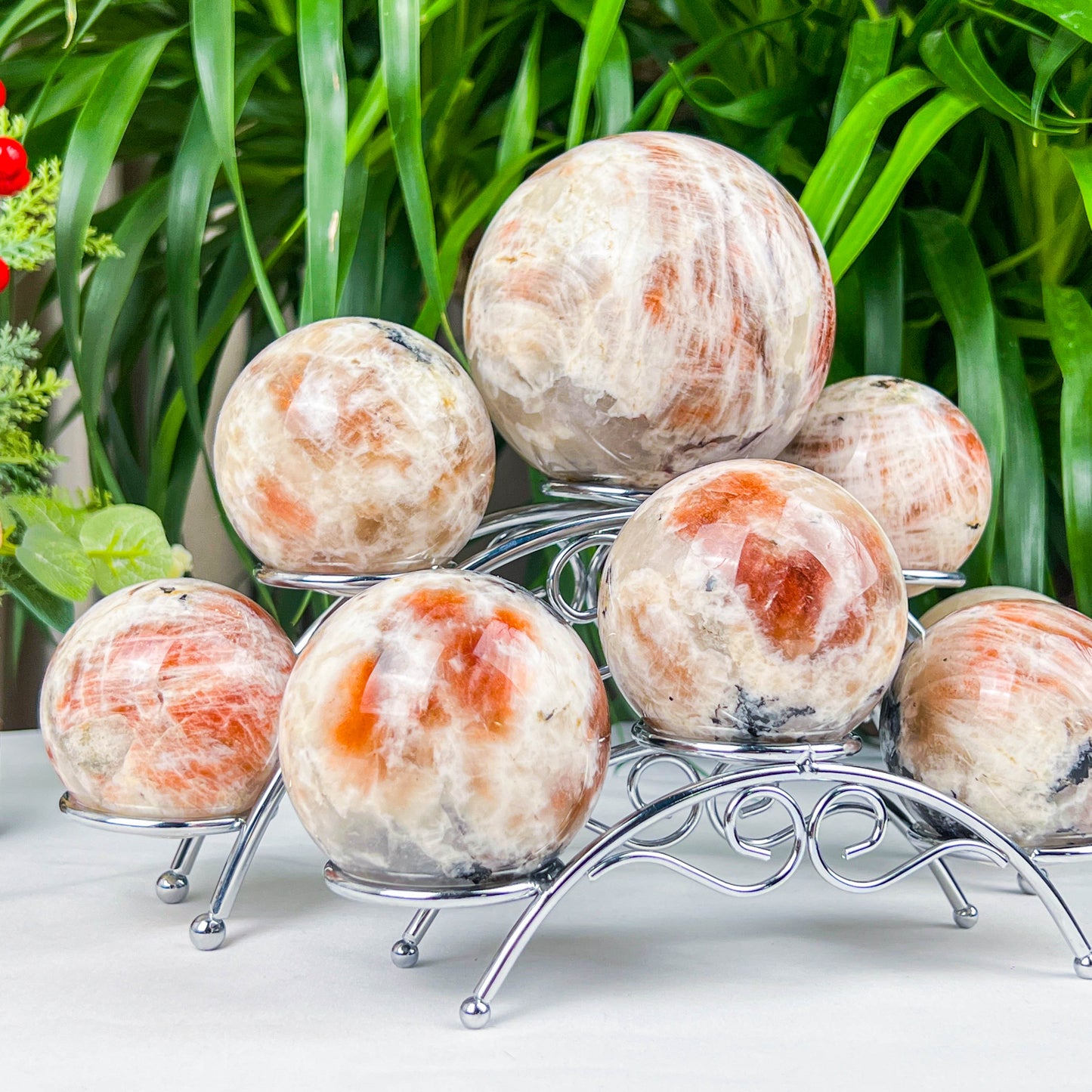 golden sunstone sphere