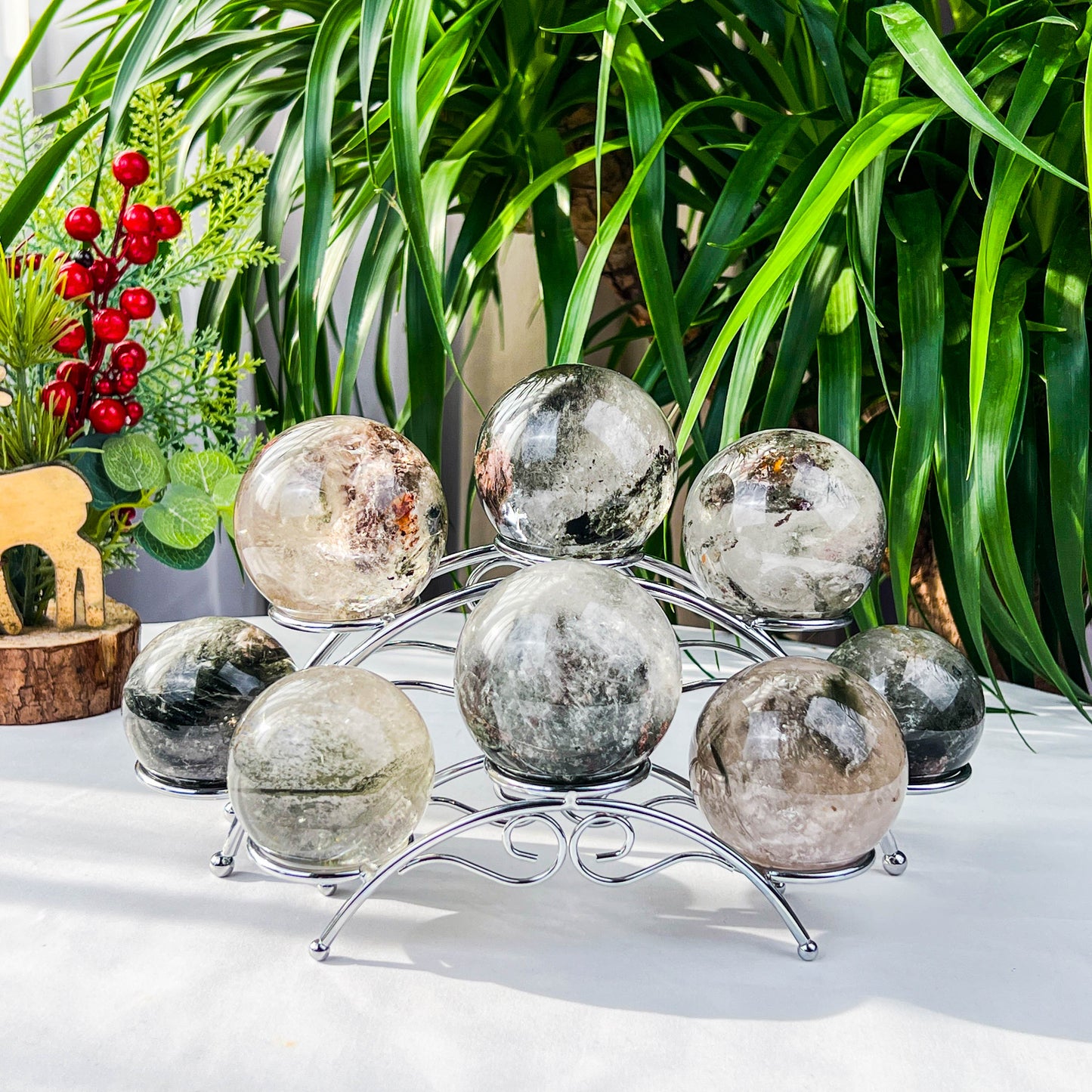 garden quartz sphere