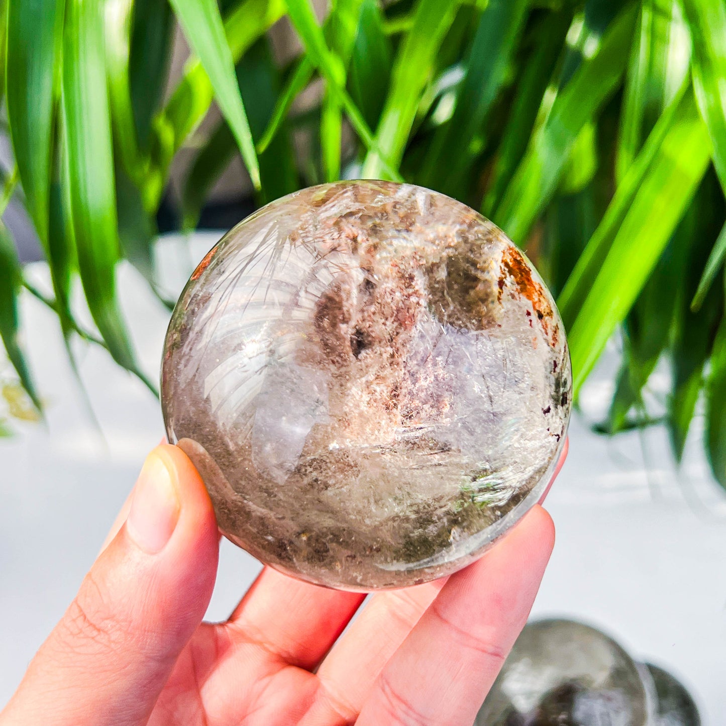 garden quartz sphere