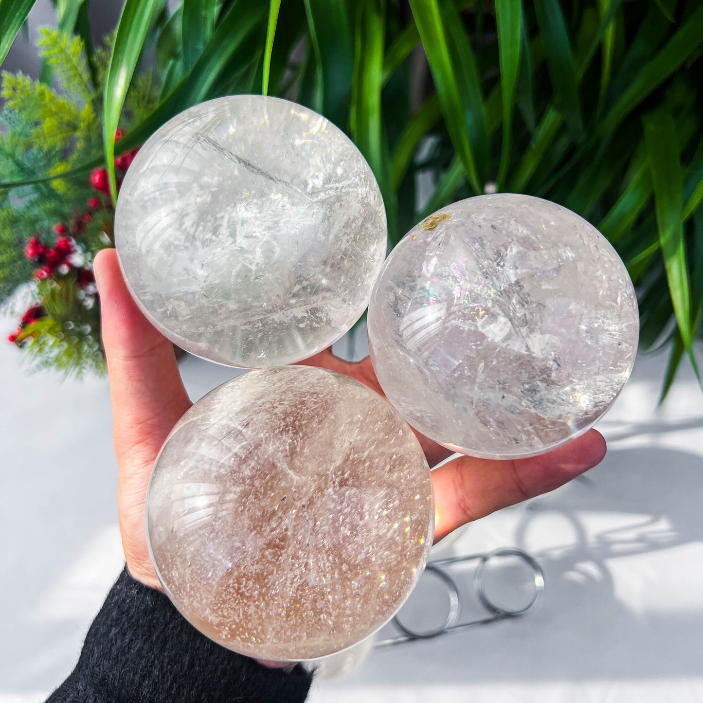 clear quartz sphere