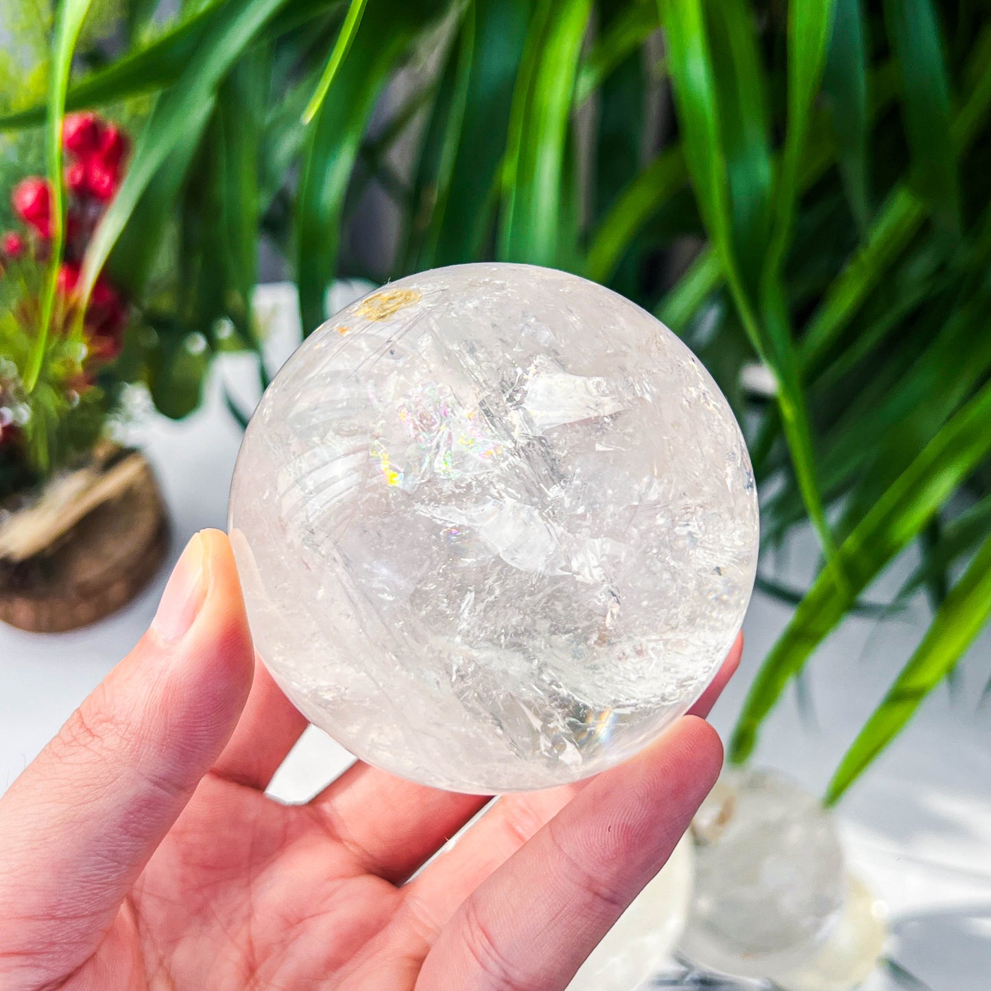 clear quartz sphere