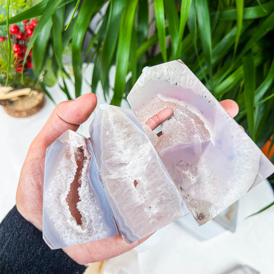 druzy agate tower