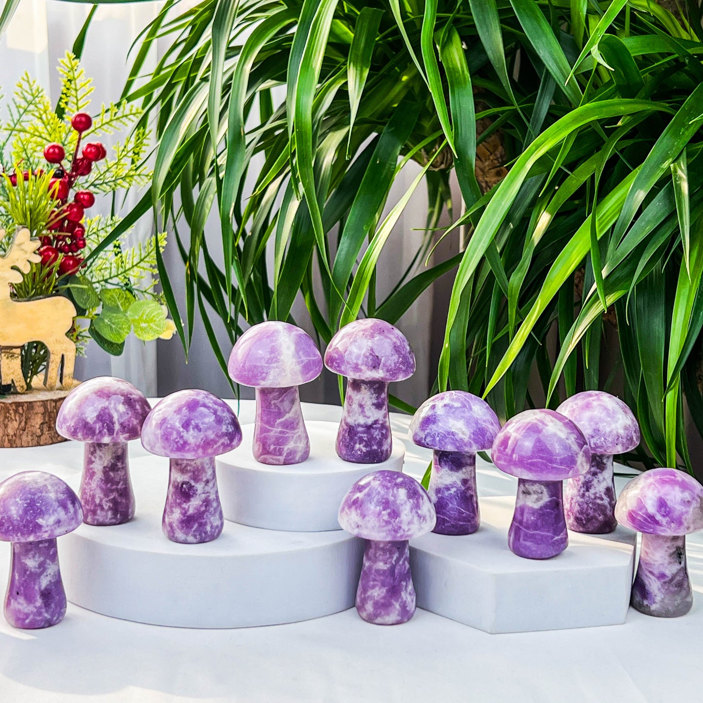 lepidolite mushroom