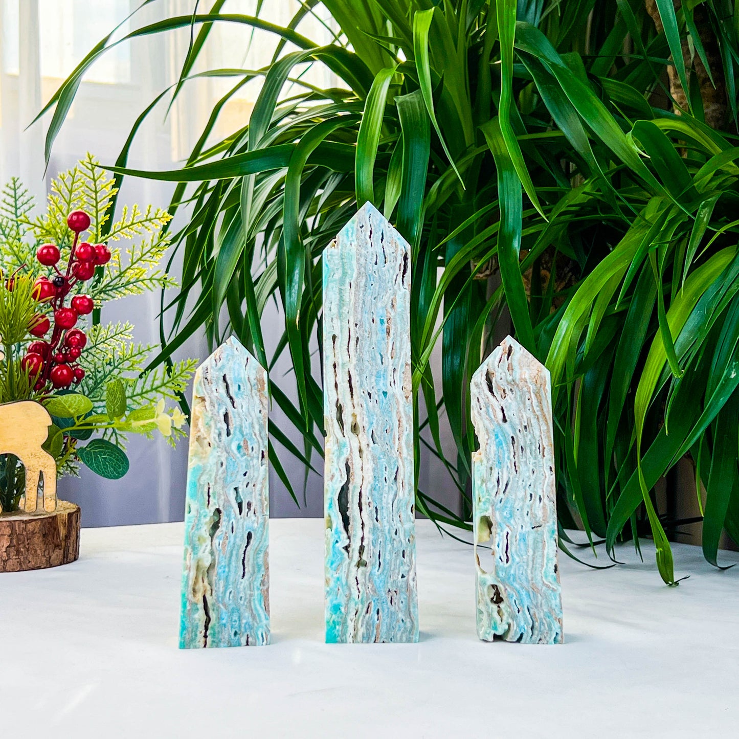 Caribbean calcite tower