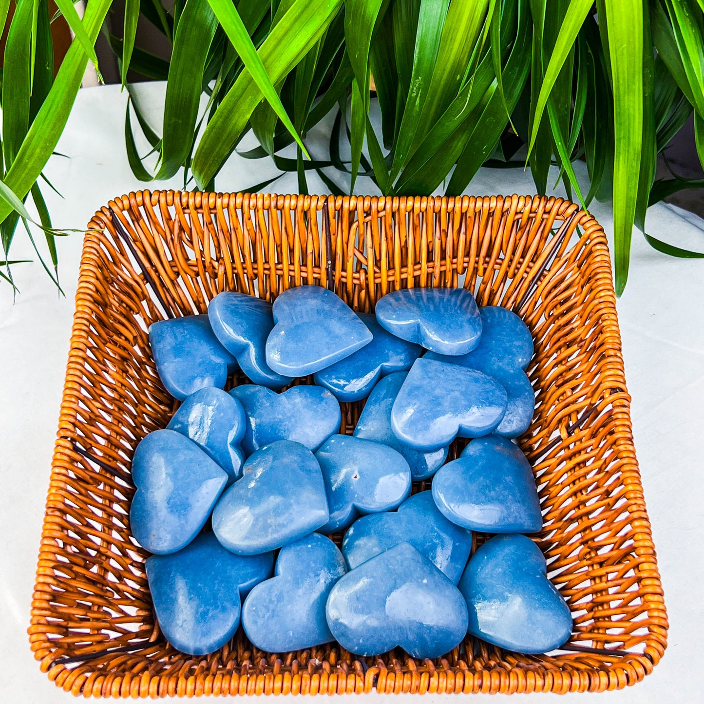 Angelite heart