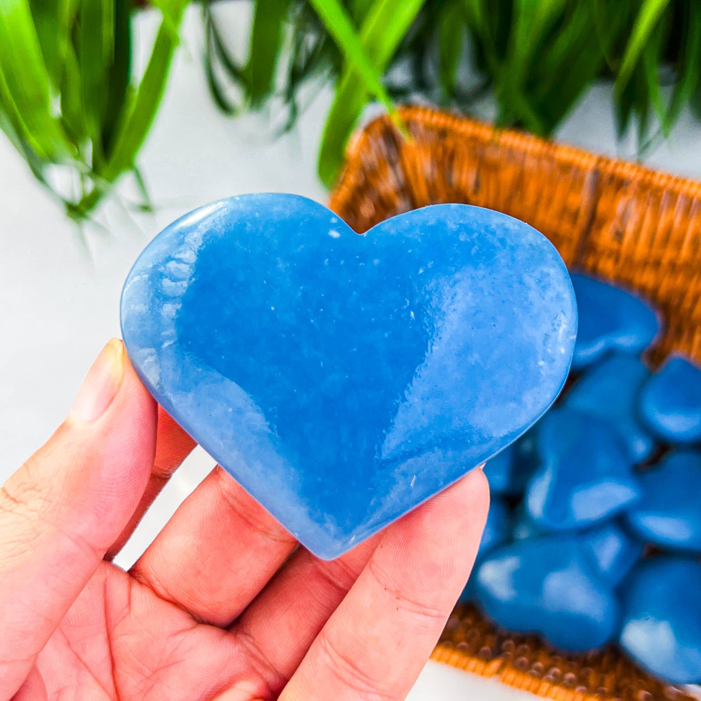 Angelite heart