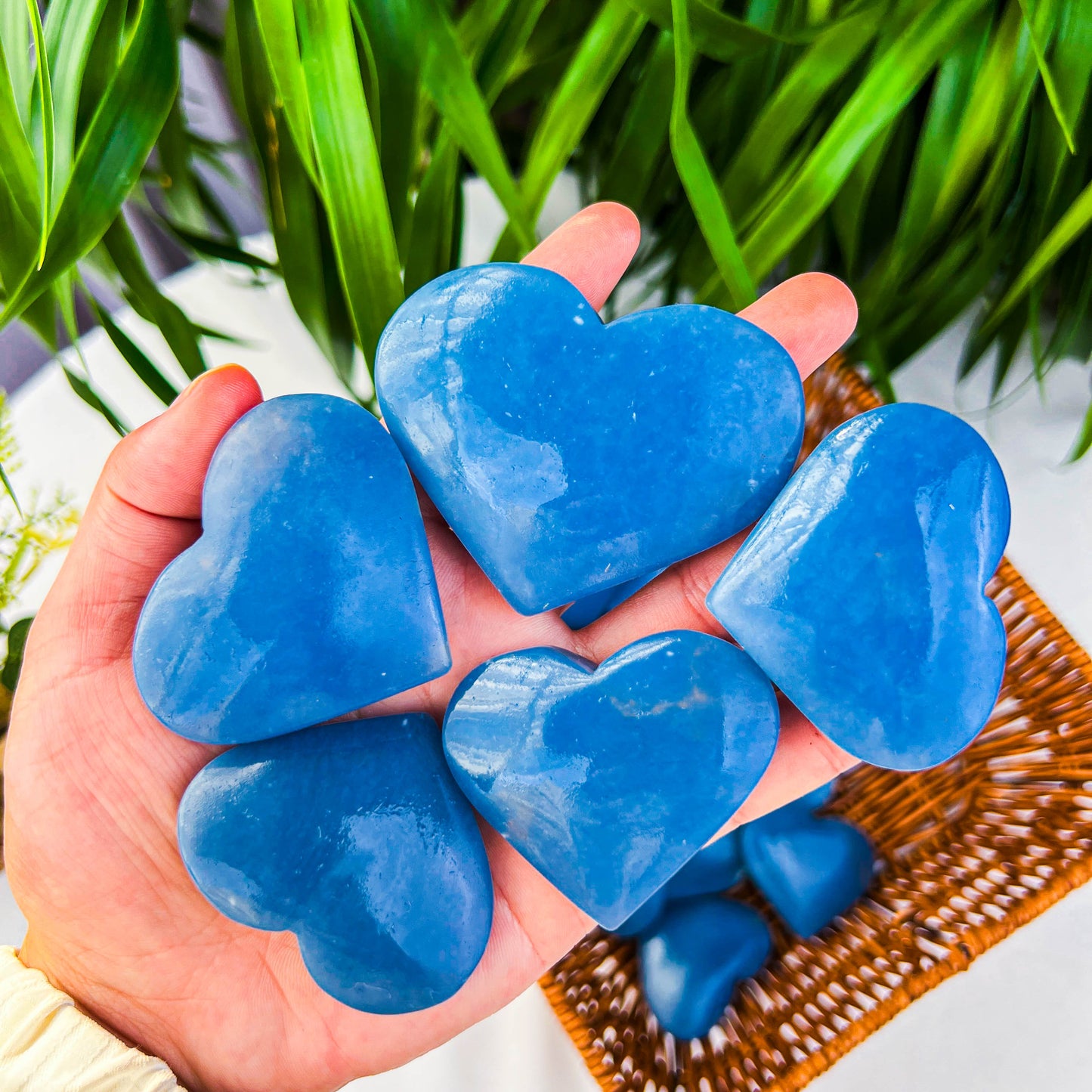 Angelite heart