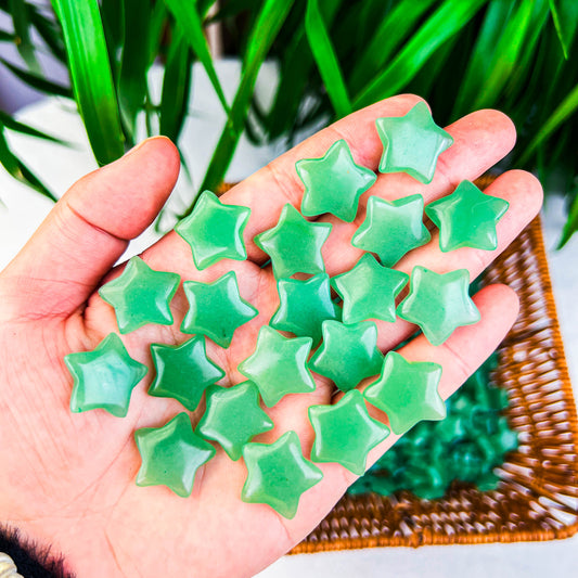 green aventurine stars