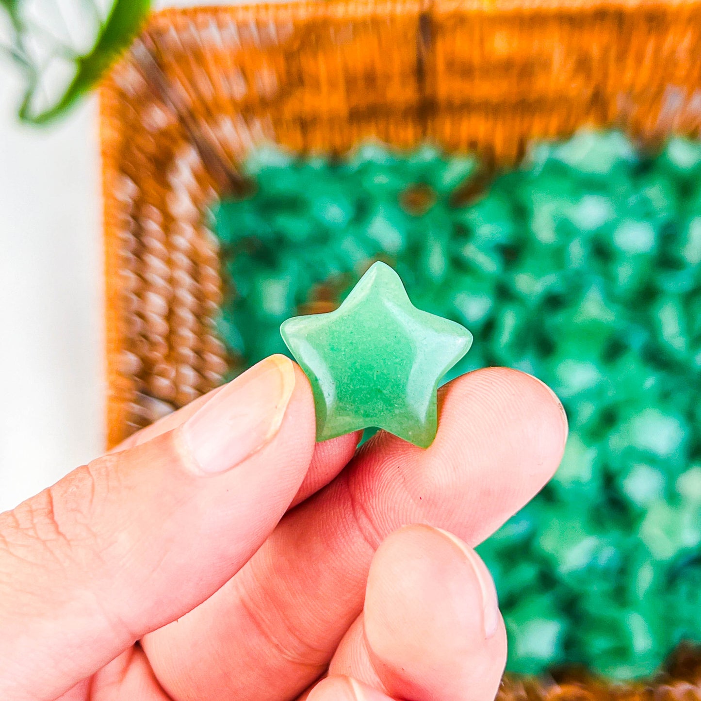 green aventurine stars