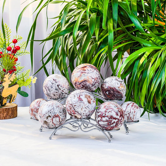 Mexican agate sphere