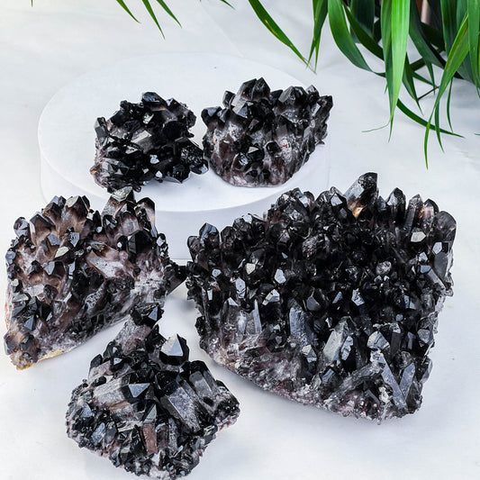 smokey quartz cluster